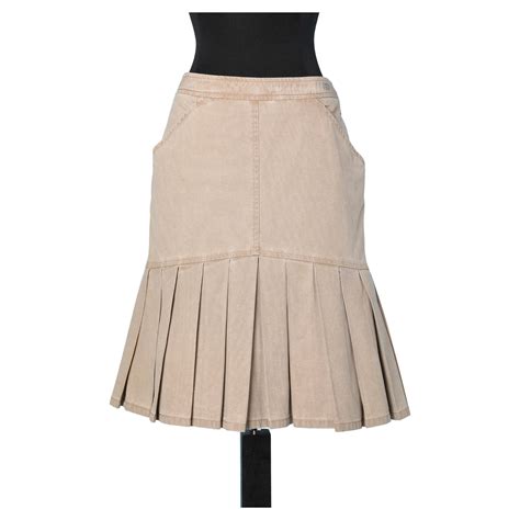 chanel white skirt pleated|chanel skirts for sale.